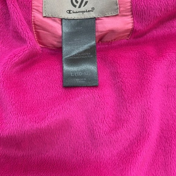 Girls, C9 by champion pink winter coat size large 10-12 - Picture 8 of 9